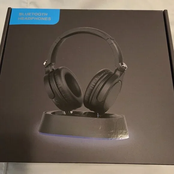 Wireless Headphones for TV, TV Headphones Wireless for Seniors with Charging Doc - Picture 1 of 4